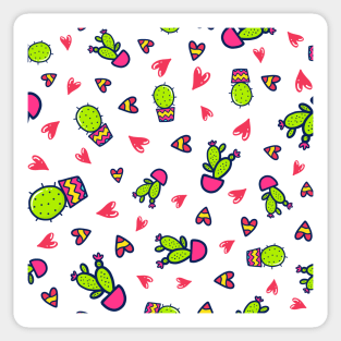 Cactus Love - Doodle Sticker